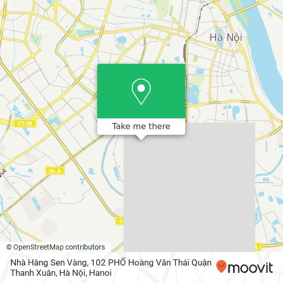 Nhà Hàng Sen Vàng, 102 PHỐ Hoàng Văn Thái Quận Thanh Xuân, Hà Nội map