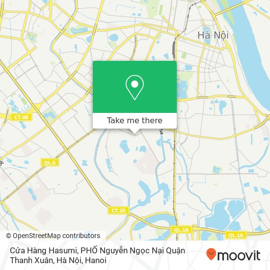 Cửa Hàng Hasumi, PHỐ Nguyễn Ngọc Nại Quận Thanh Xuân, Hà Nội map