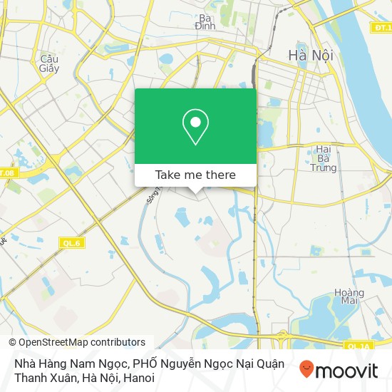 Nhà Hàng Nam Ngọc, PHỐ Nguyễn Ngọc Nại Quận Thanh Xuân, Hà Nội map