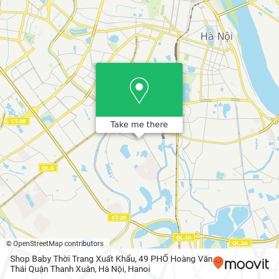 Shop Baby Thời Trang Xuất Khẩu, 49 PHỐ Hoàng Văn Thái Quận Thanh Xuân, Hà Nội map