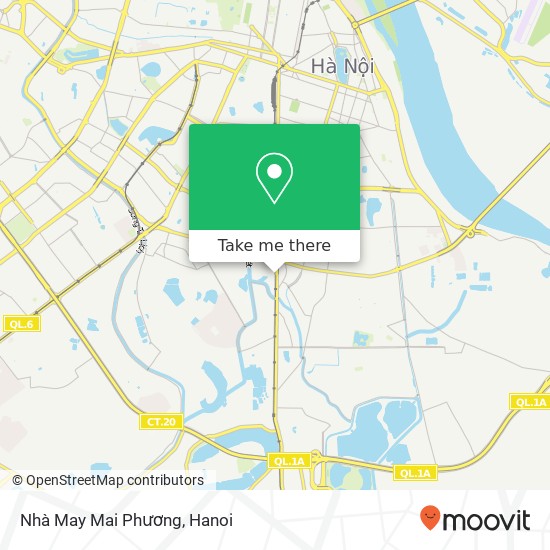 Nhà May Mai Phương, ĐƯỜNG Giải Phóng Quận Thanh Xuân, Hà Nội map