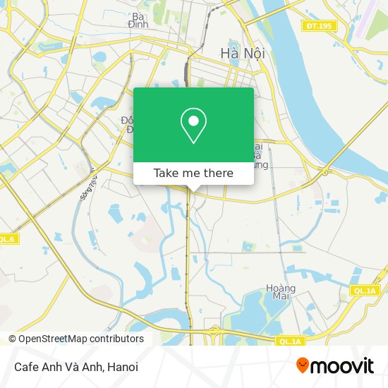 Cafe Anh Và Anh map