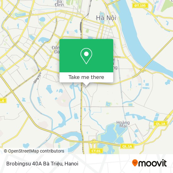 Brobingsu 40A Bà Triệu map