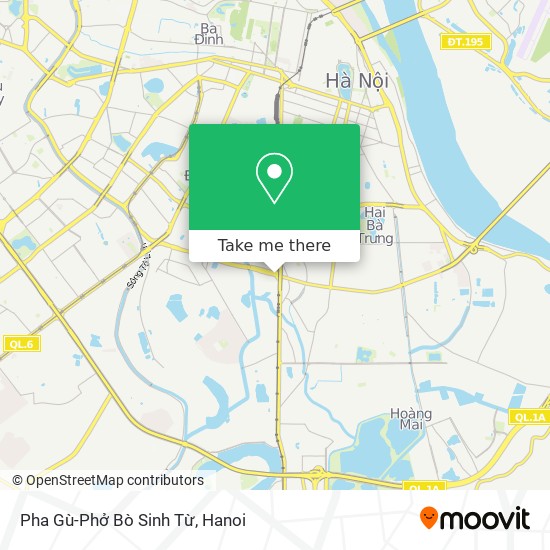 Pha Gù-Phở Bò Sinh Từ map