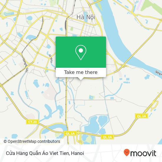 Cửa Hàng Quần Áo Viet Tien, 70 PHỐ Trương Định Quận Hai Bà Trưng, Hà Nội map