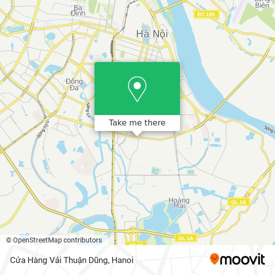 Cửa Hàng Vải Thuận Dũng map