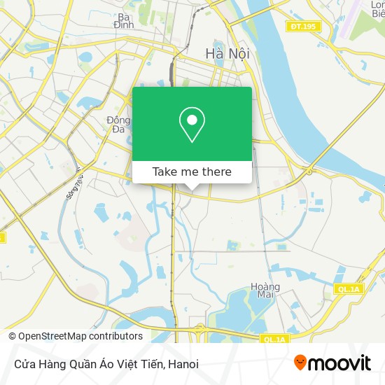 Cửa Hàng Quần Áo Việt Tiến map