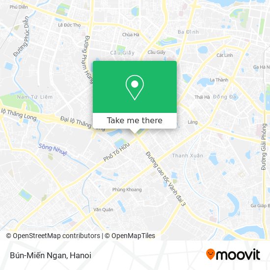 Bún-Miến Ngan map