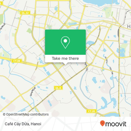 Café Cây Dừa, PHỐ Lê Văn Thiêm Quận Thanh Xuân, Hà Nội map