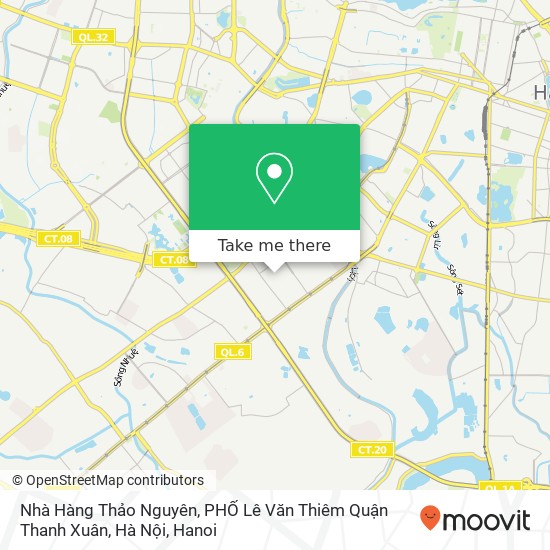 Nhà Hàng Thảo Nguyên, PHỐ Lê Văn Thiêm Quận Thanh Xuân, Hà Nội map