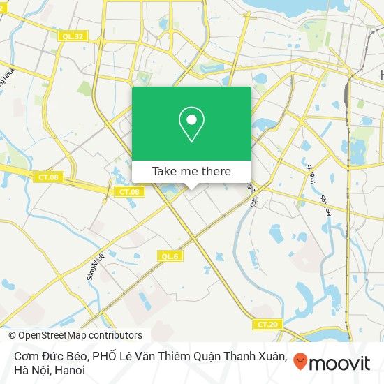 Cơm Đức Béo, PHỐ Lê Văn Thiêm Quận Thanh Xuân, Hà Nội map