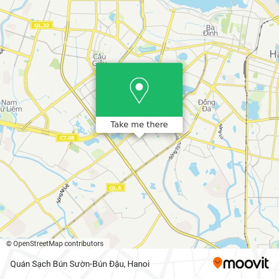 Quán Sạch Bún Sườn-Bún Đậu map