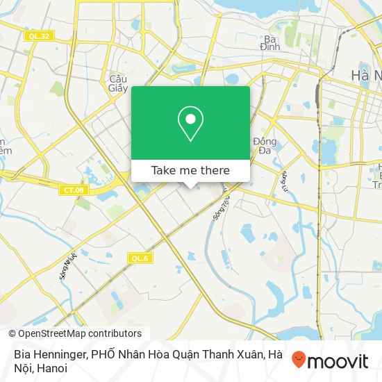 Bia Henninger, PHỐ Nhân Hòa Quận Thanh Xuân, Hà Nội map