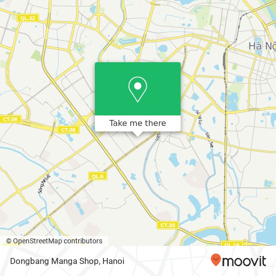 Dongbang Manga Shop map