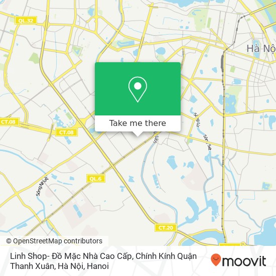 Linh Shop- Đồ Mặc Nhà Cao Cấp, Chính Kính Quận Thanh Xuân, Hà Nội map