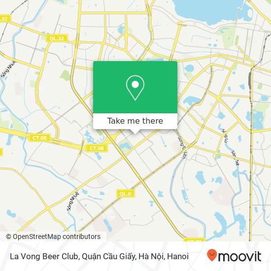 La Vong Beer Club, Quận Cầu Giấy, Hà Nội map