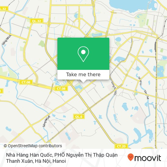 Nhà Hàng Hàn Quốc, PHỐ Nguyễn Thị Thập Quận Thanh Xuân, Hà Nội map