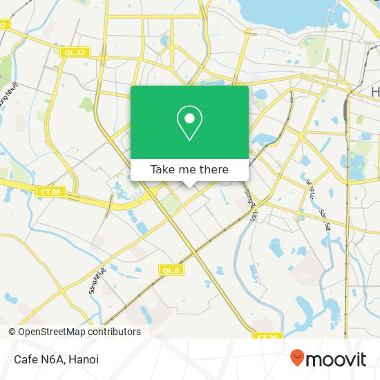 Cafe N6A, Quận Thanh Xuân, Hà Nội map