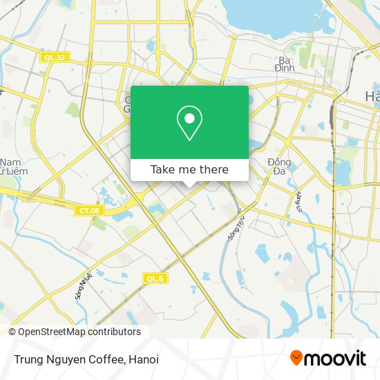 Trung Nguyen Coffee map