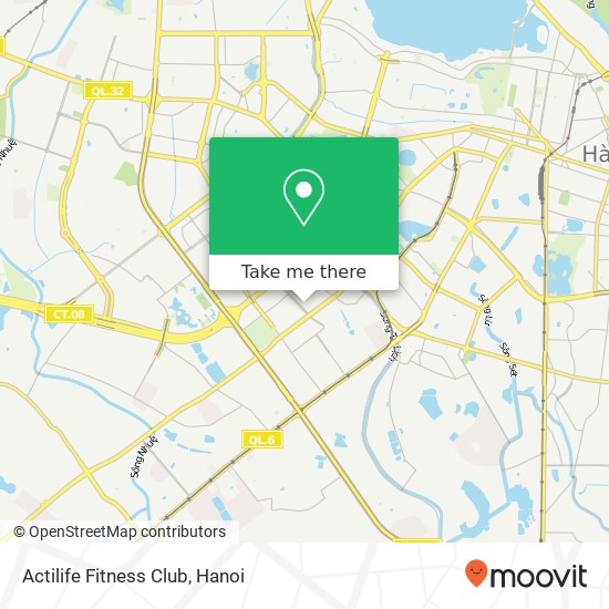 Actilife Fitness Club map