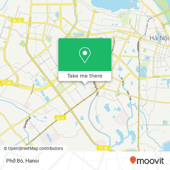 Phở Bò, 158 PHỐ Quan Nhân Quận Thanh Xuân, Hà Nội map