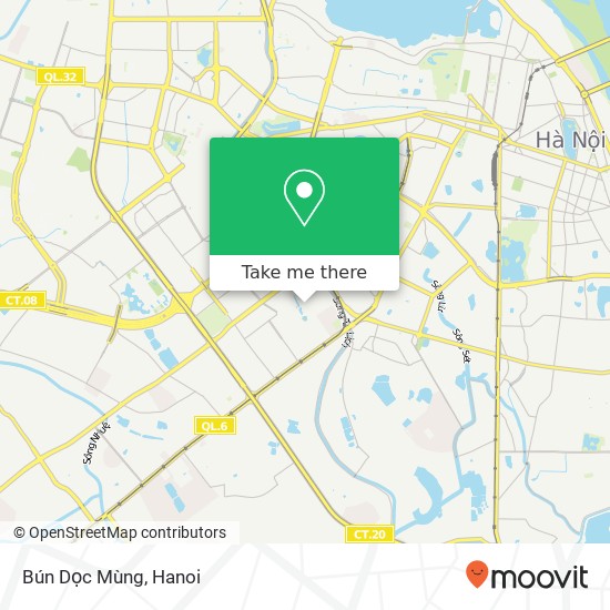 Bún Dọc Mùng, PHỐ Quan Nhân Quận Thanh Xuân, Hà Nội map