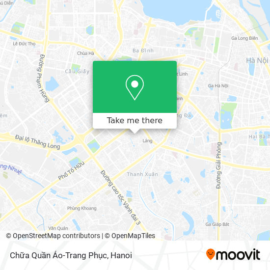 Chữa Quần Áo-Trang Phục map