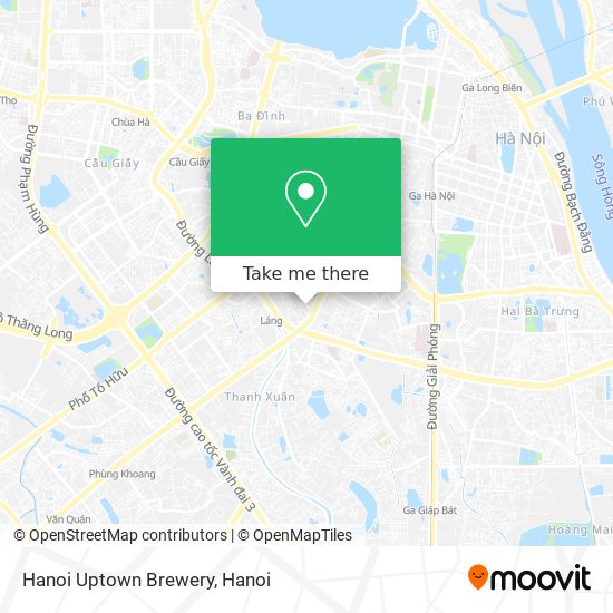 Hanoi Uptown Brewery map