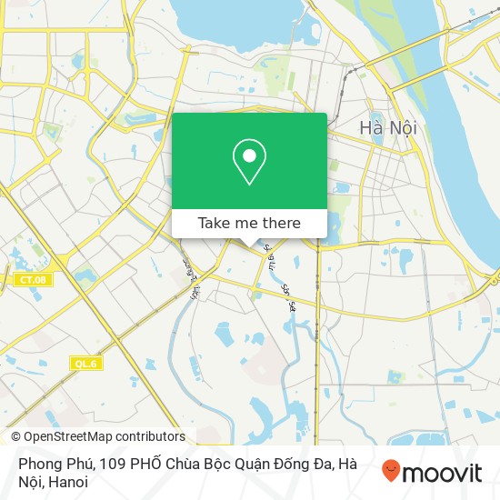 Phong Phú, 109 PHỐ Chùa Bộc Quận Đống Đa, Hà Nội map