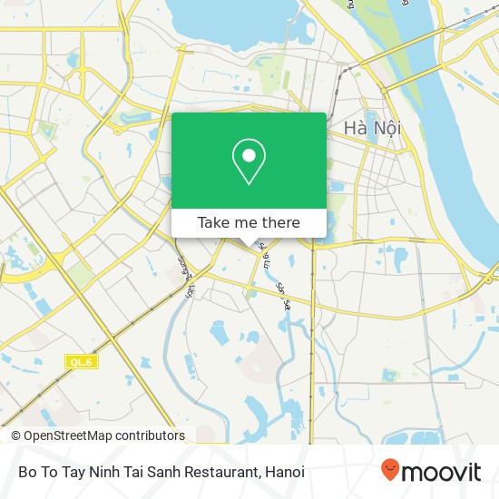 Bo To Tay Ninh Tai Sanh Restaurant, Quận Đống Đa, Hà Nội map