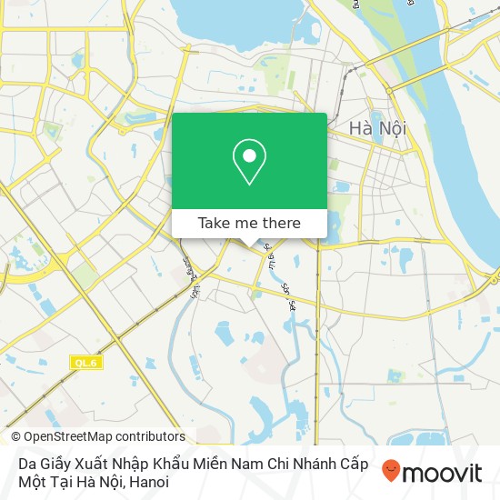 Da Giầy Xuất Nhập Khẩu Miền Nam Chi Nhánh Cấp Một Tại Hà Nội, 103 PHỐ Chùa Bộc Quận Đống Đa, Hà Nội map