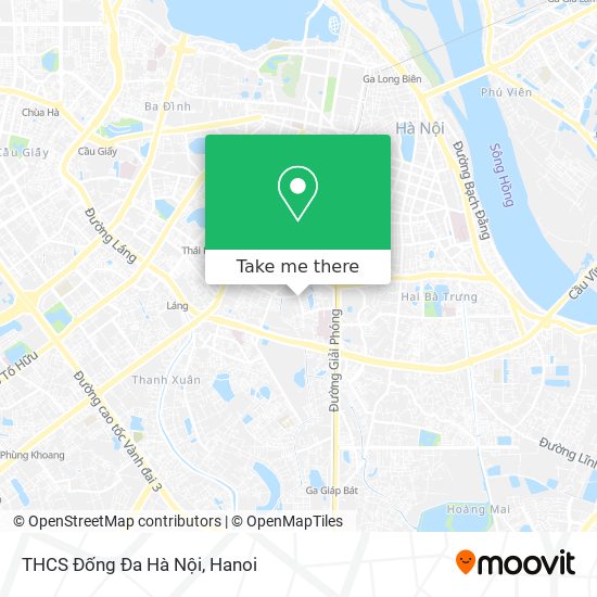 THCS Đống Đa Hà Nội map