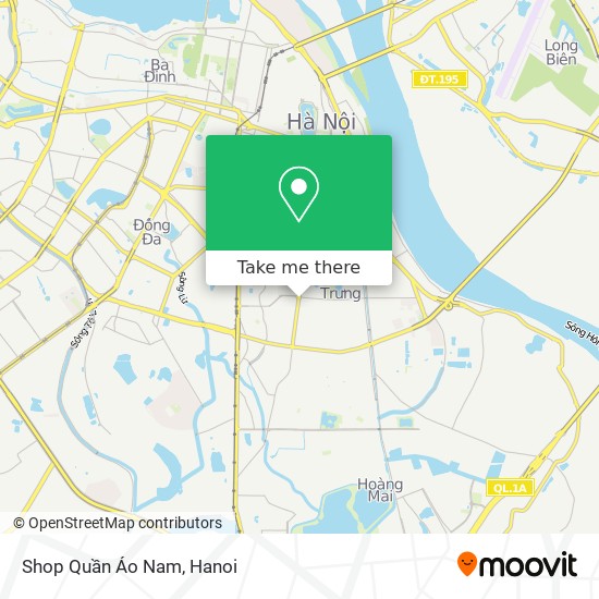 Shop Quần Áo Nam map