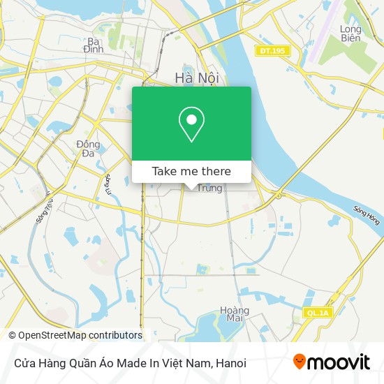 Cửa Hàng Quần Áo Made In Việt Nam map