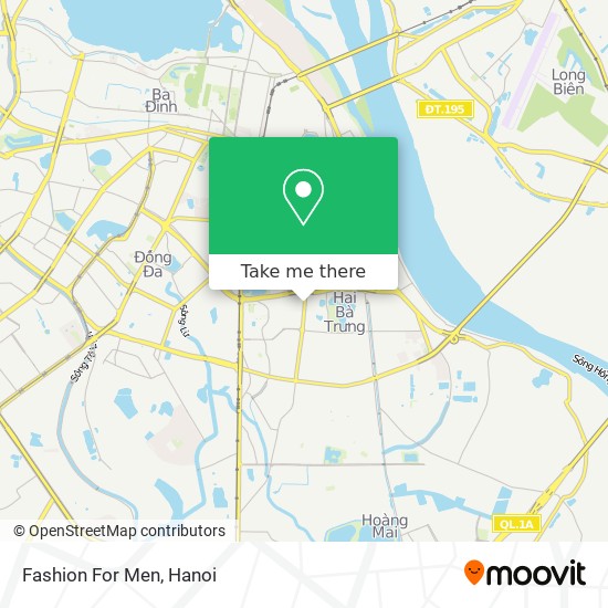 Fashion For Men map