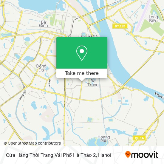 Cửa Hàng Thời Trang Vải Phố Hà Thảo 2 map