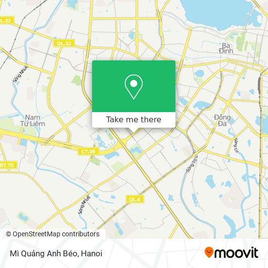 Mì Quảng Anh Béo map
