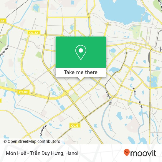 Món Huế - Trần Duy Hưng, 69 ĐƯỜNG Trần Duy Hưng Quận Cầu Giấy, Hà Nội map