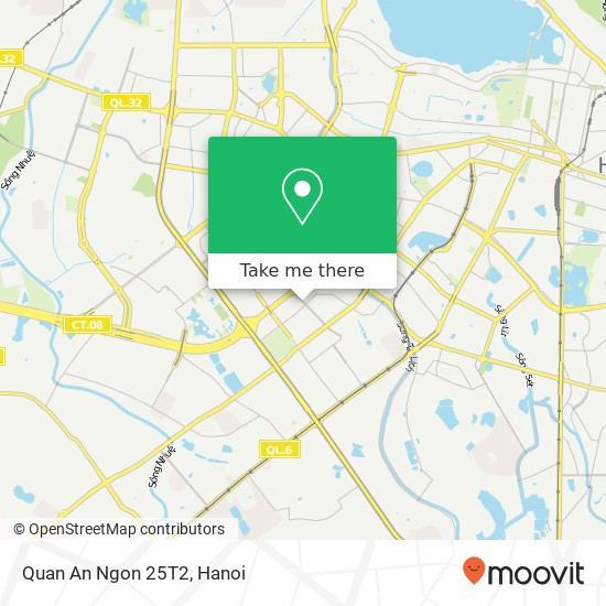 Quan An Ngon 25T2, PHỐ Hoàng Đạo Thúy Quận Cầu Giấy, Hà Nội map