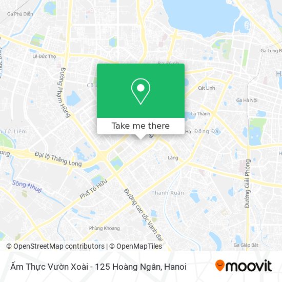 Ẩm Thực Vườn Xoài - 125 Hoàng Ngân map