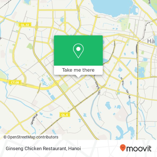 Ginseng Chicken Restaurant, Quận Thanh Xuân, Hà Nội map