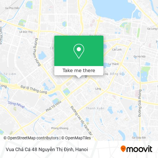 Vua Chả Cá 48 Nguyễn Thị Định map