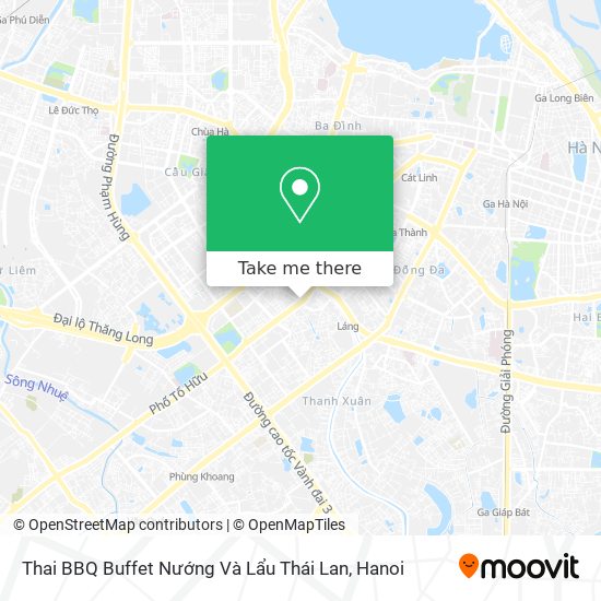 Thai BBQ Buffet Nướng Và Lẩu Thái Lan map