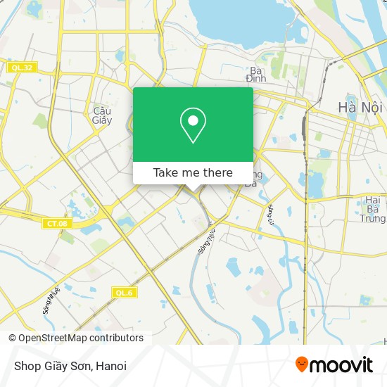 Shop Giầy Sơn map