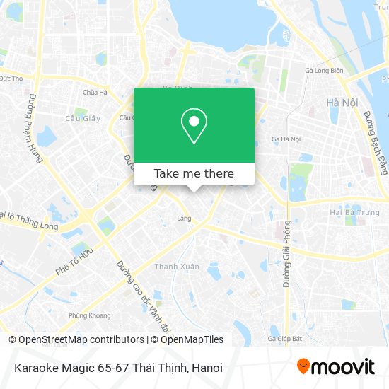 Karaoke Magic 65-67 Thái Thịnh map