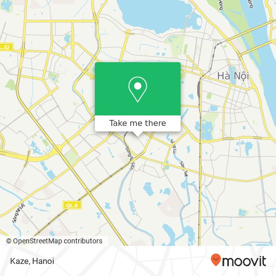 Kaze, PHỐ Thái Thịnh Quận Đống Đa, Hà Nội map