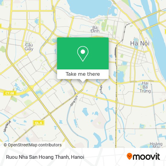 Ruou Nha San Hoang Thanh map