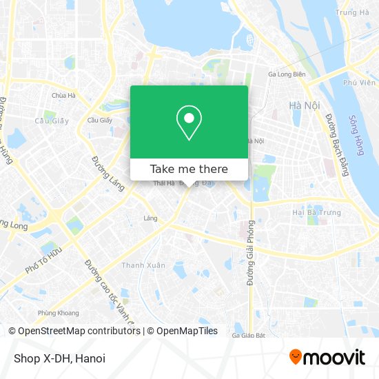 Shop X-DH map