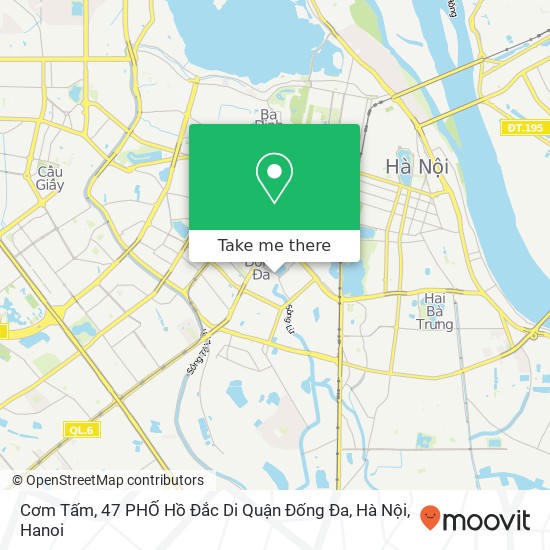 Cơm Tấm, 47 PHỐ Hồ Đắc Di Quận Đống Đa, Hà Nội map