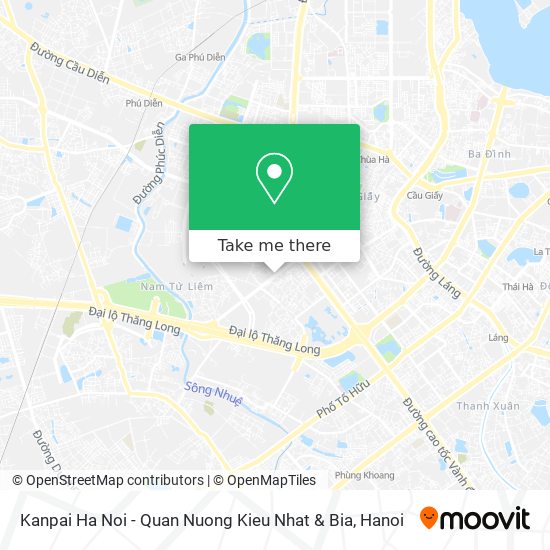 Kanpai Ha Noi - Quan Nuong Kieu Nhat & Bia map